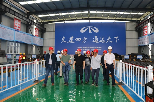 省交通廳質監局副局長鄒南一行赴公司路面分公司承建成資渝TJ6標項目開展監督調研