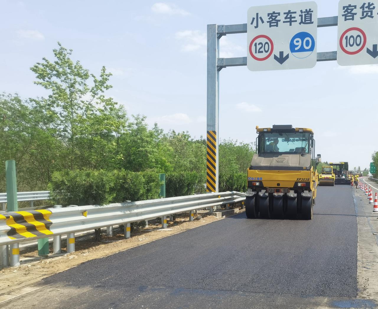 綿遂高速（綿陽段）2023年全線路基、路面大修處治專項工程正式開工